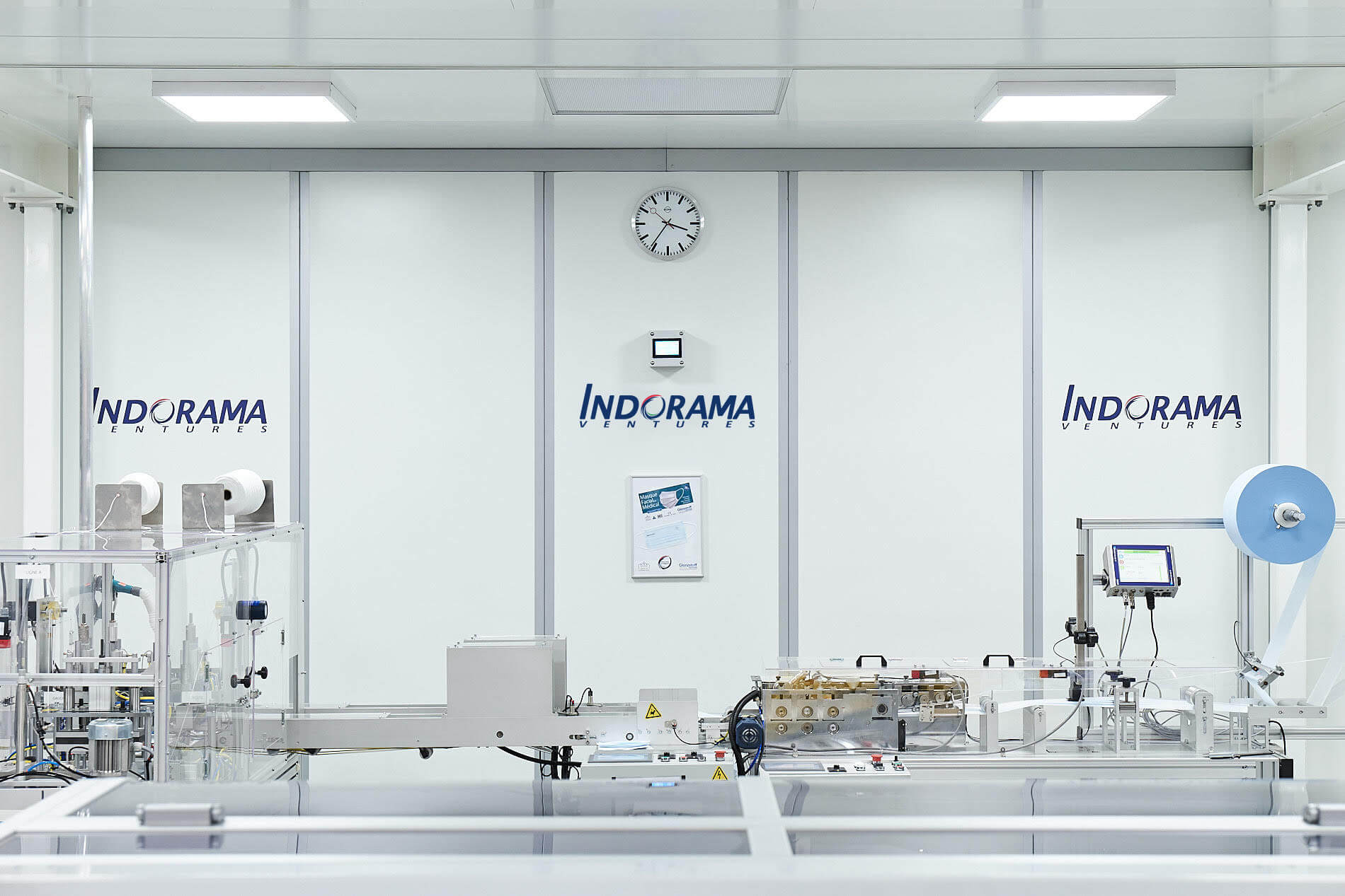 Medical face masks made in Luxembourg GLANZSTOFF